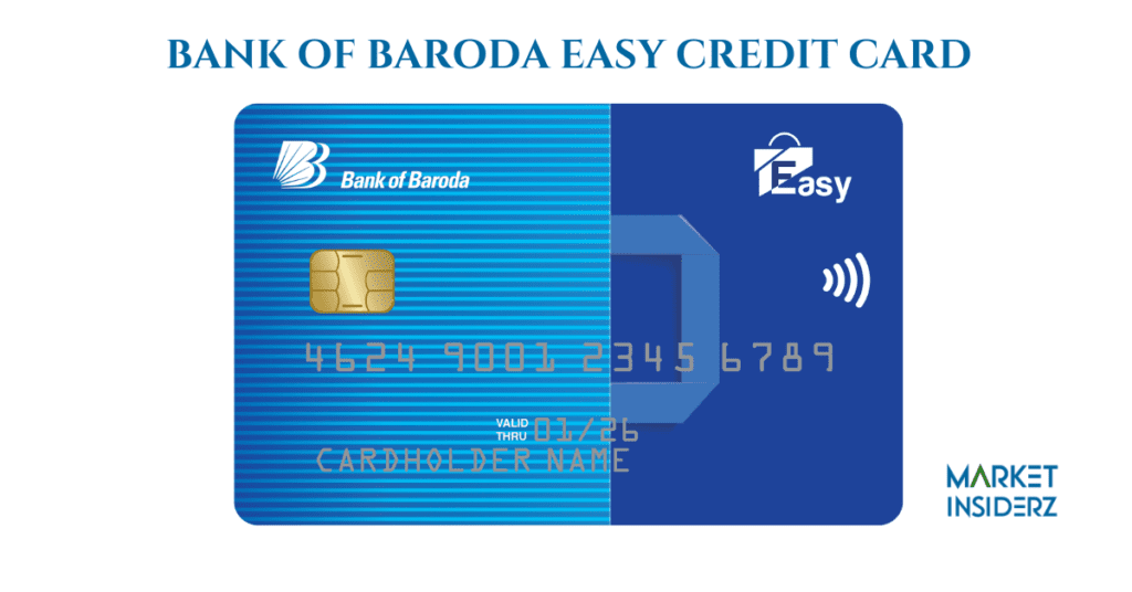 Bank of Baroda Easy Credit Card 1 Bank of Baroda Easy Credit Card