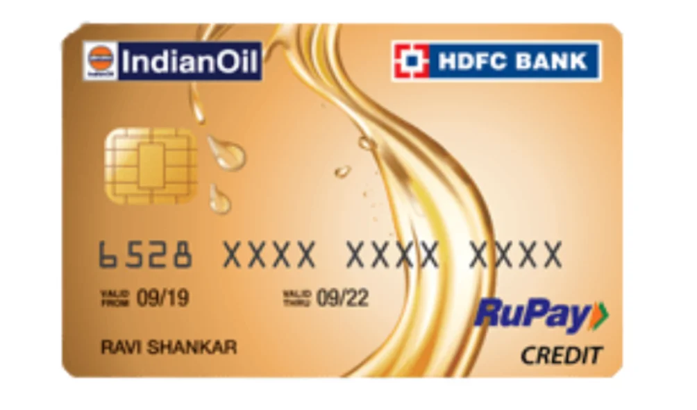 Indian Oil HDFC Bank Rupay Credit Card​