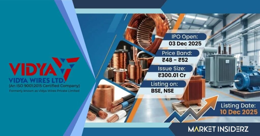 Vidya Wires IPO: Detailed review of price band, GMP, dates, financials and valuation to help investors decide whether to subscribe. 1 Vidya Wires IPO: Detailed review of price band, GMP, dates, financials and valuation to help investors decide whether to subscribe.