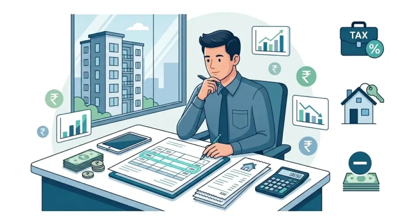 House Rent Allowance exemption calculation in India explained with salary, rent and tax deduction