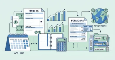 Income Tax Glossary F Financial Year, Form 16, Form 16A