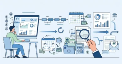 illustration representing income tax glossary terms starting with A including advance tax assessment year and rupee symbol