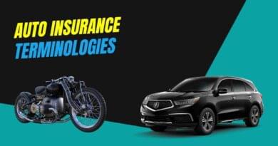 Auto insurance Terminologies